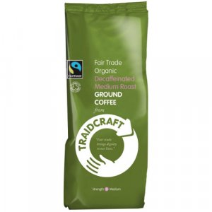 Traidcraft Organic & Fairtrade Medium Roast Decaffeinated Ground Coffee 227g